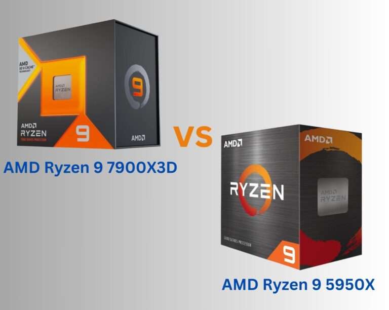 AMD Ryzen 9 7900X3D Vs AMD Ryzen 9 5950X